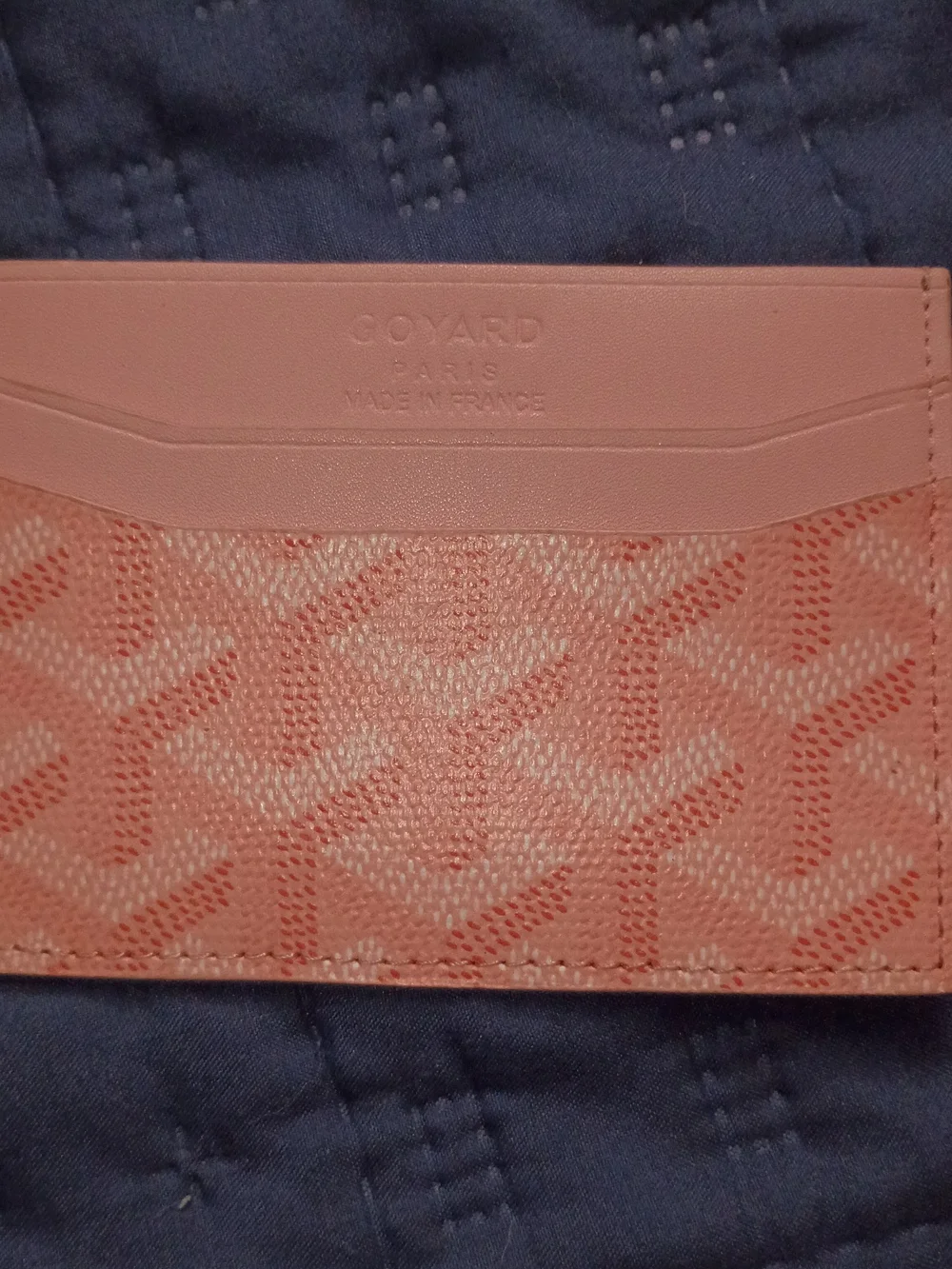 Y-style Pink Coral Card Holder